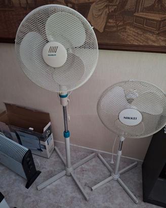 Stufa elettrica casalinga/ufficio e ventilatori