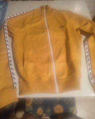 Felpa unisex Fred Perry taglia scolor ocra