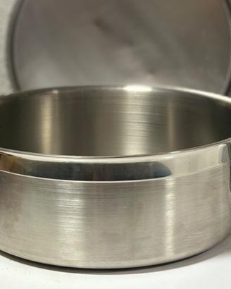 Casseruola bassa acciaio professionale NUOVA