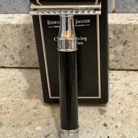 Rasoio di Sicurezza EDWIN JAGGER Nero Cromo Nuovo