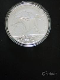 Moneta argento Australia 2024 cavallo brumby 1 oz