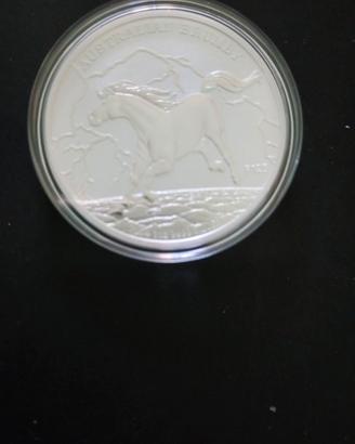 Moneta argento Australia 2024 cavallo brumby 1 oz