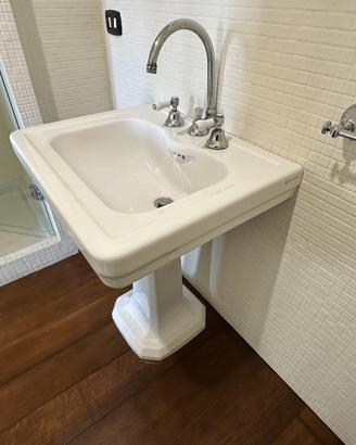 Lavabo prestigioso ceramica a colonna Ginori