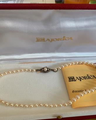 Collana con perle originali di Majorica 1988
