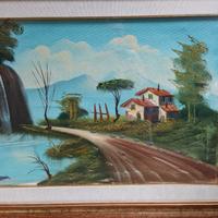 Quadro colori a olio con valutazione