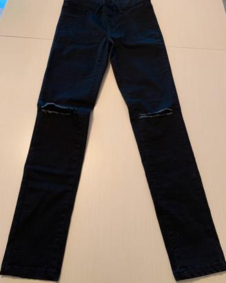 Pantaloni in stretch nero