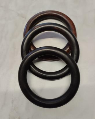 TRE BRACCIALI IN LEGNO