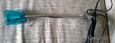 coppia di faretti orientabili con attacco a pinza