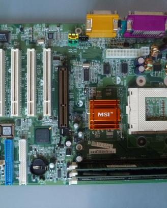 Scheda madre MSI 845 Pro Socket 423 funzionante