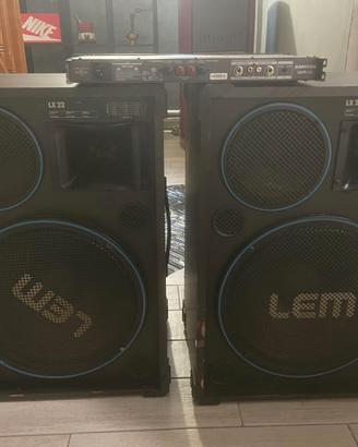 Coppia Casse Passive LEM LX22 150W Made in Italy