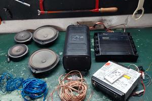 Impianto audio completo auto 