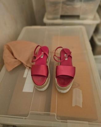 Sandali Miu Miu fucsia n. 38,5