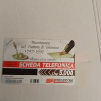 Scheda telefonica Bicentenario 