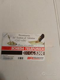 Scheda telefonica Bicentenario 