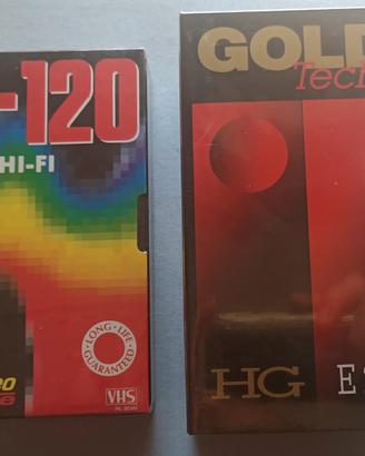 Vhs videocassette incelofanate