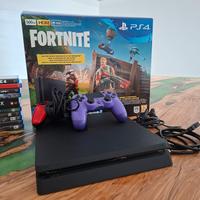 PS4 Slim 500gb con controller e giochi