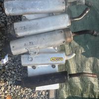 silenziatore per moto da cross/enduro