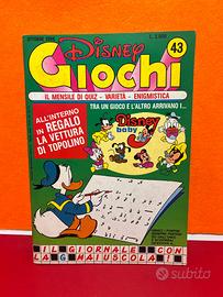 Rivista Disney 1986 Giochi  edicola