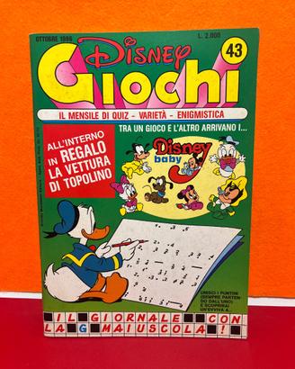 Rivista Disney 1986 Giochi  edicola