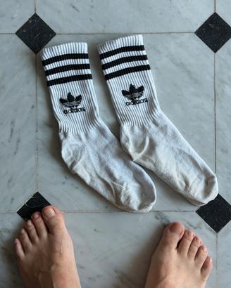 Calzini Adidas bianchi e neri - taglia unica