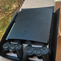 ps3 slim con due controller