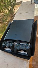 ps3 slim con due controller