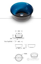 lavabo di design da appoggio