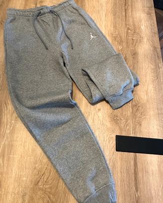 Jordan pantaloni sportivi grey heather/white