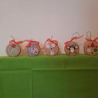 Addobbo natalizio o segnaposto 