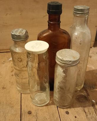 lotto bottiglie vintage anni 50/60