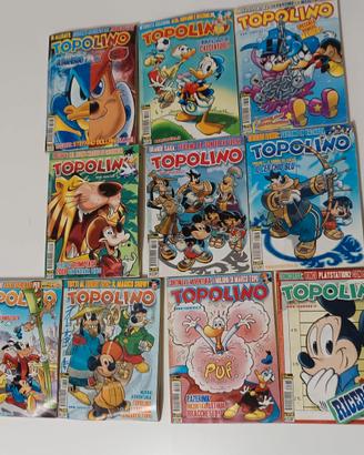 Lotto 10 fumetti Topolino anno 2008