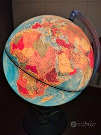 mappamondo luminoso