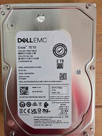 Hard Disk Dell EMC 2TB per Server Dell