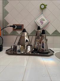 Set da caffè in acciaio inox Fratelli Calderoni