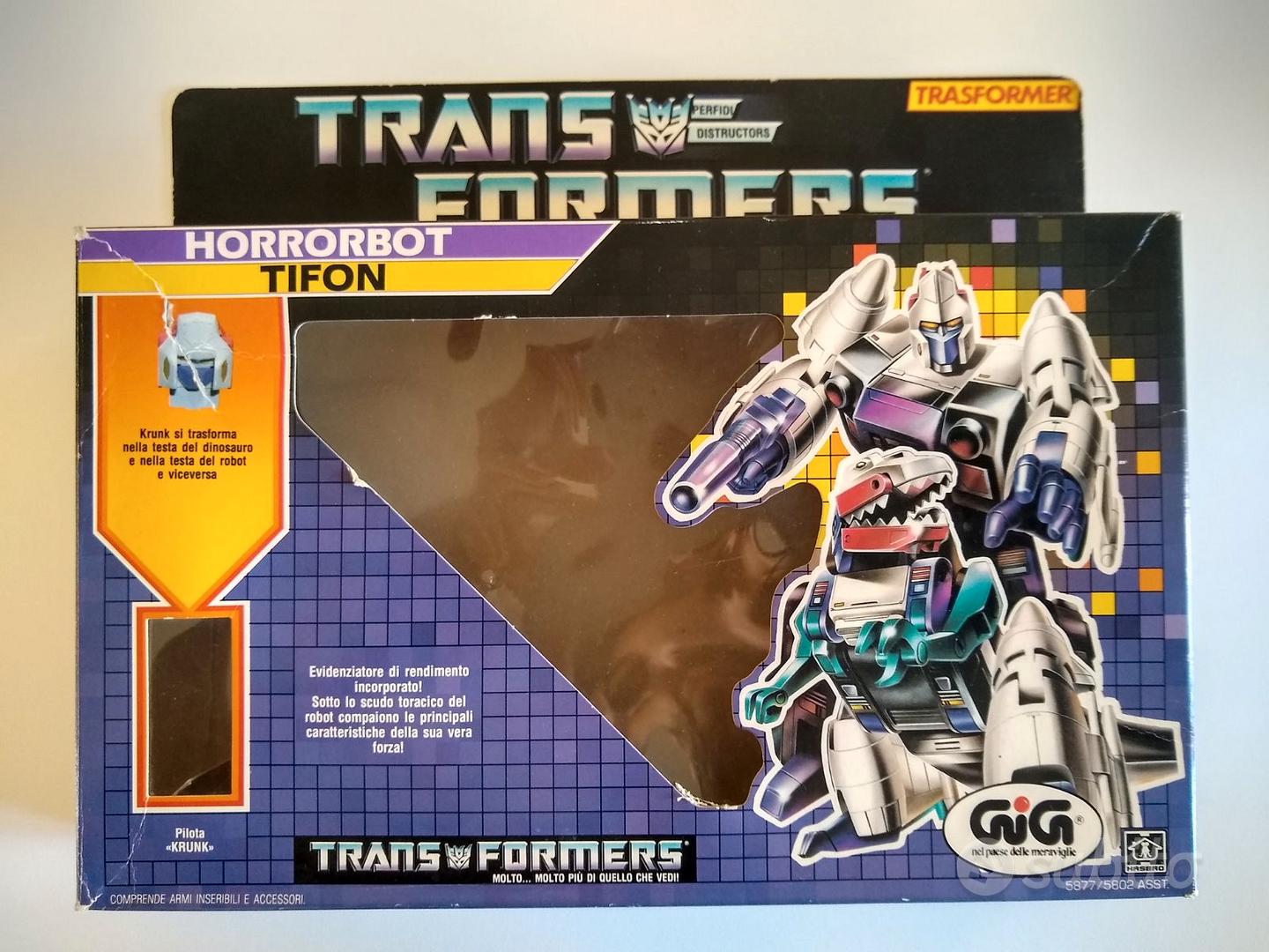 Transformers G1 Headmaster Snapdragon / Horrorbot Tifon - Takara 1986 - Italie