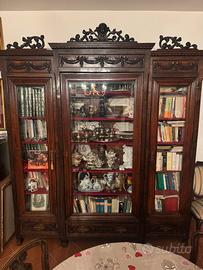 Libreria/vetrina antica fine 800 eclettico
