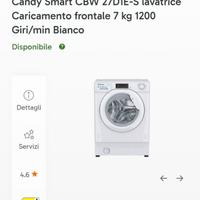 Lavatrice candy da incasso 7kg