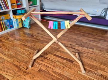 Stendino giocattolo in legno 