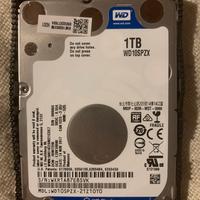Western Digital Disco rigido 1 TB 2,5" SATA III