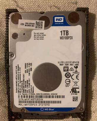 Western Digital Disco rigido 1 TB 2,5" SATA III