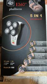 rasoio elettrico ricaricabile modello 5 in 1