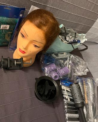 Testina e accessori per parrucchiere