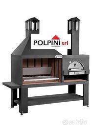 Barbecue - Forno in acciaio verniciato - Vulcano