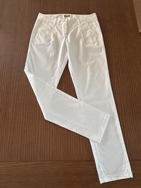 Pantaloni Chino Bianchi Donna - Taglia 38