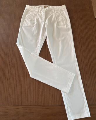 Pantaloni Chino Bianchi Donna - Taglia 38