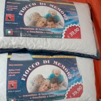 2 cuscini  in memory foam a metà prezzo 