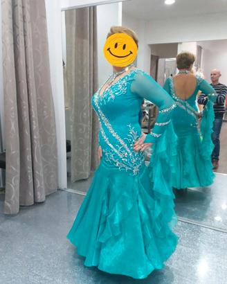Abito da gara per danza e balli standard
