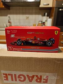 burago Ferrari SF 24 Imola Leclerc