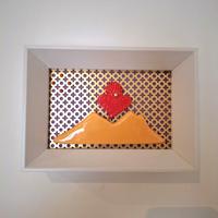 "Vesuvio Pop - Scultura in ceramica pezzo unico