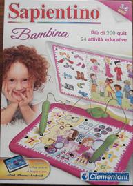 Clementoni 13526 sapientino bambina quiz usato ott